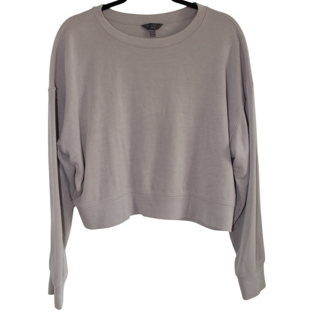 #33- Danskin Cropped Sweatshirt - Taupe - Women's Size